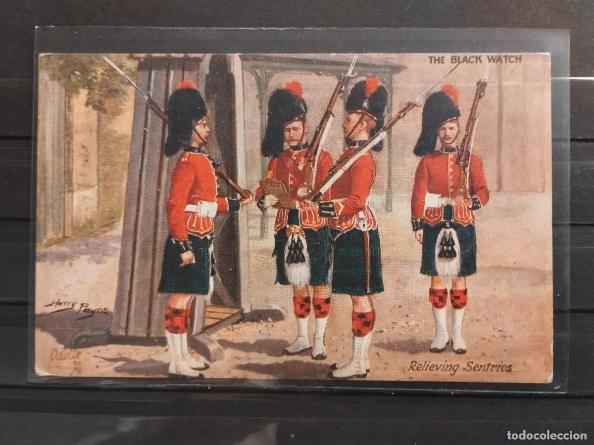 Postales: POSTAL. MILITAR. UNIFORMES MILITARES. RELEVO DE GUARDIA.