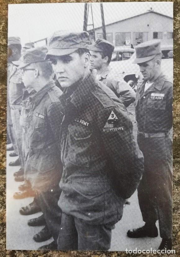 Postales: Postal Vintage Elvis Presley - &rdquo;Elvis &agrave; l'appel&rdquo; - Ed. GIL (Francia, A&ntilde;os 80/90)