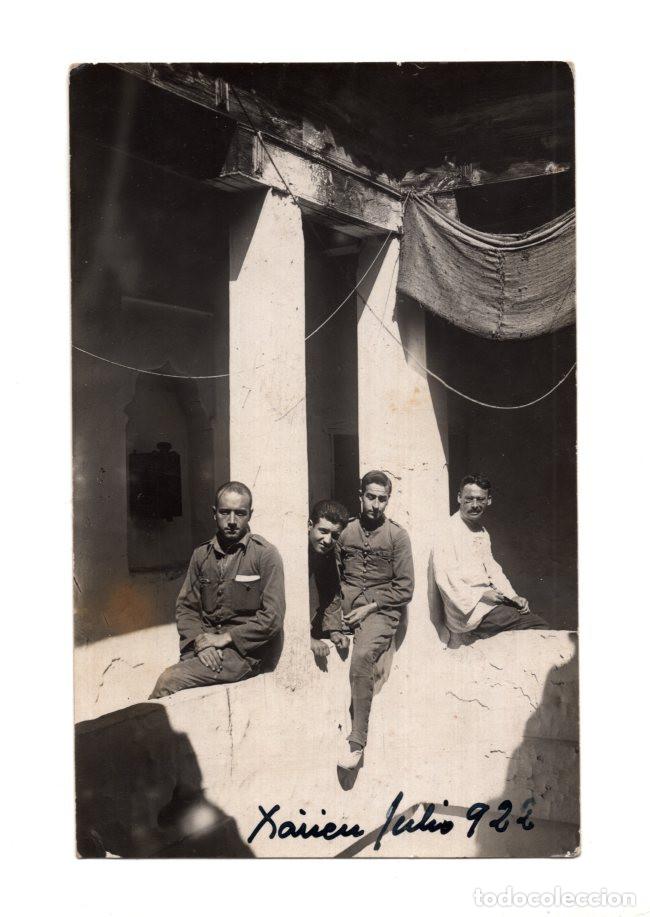 Postales: GUERRA DEL RIF. XAU&Eacute;N.- RINC&Oacute;N DE LA GALER&Iacute;A DE LA CASA DE XAU&Eacute;N 1922.