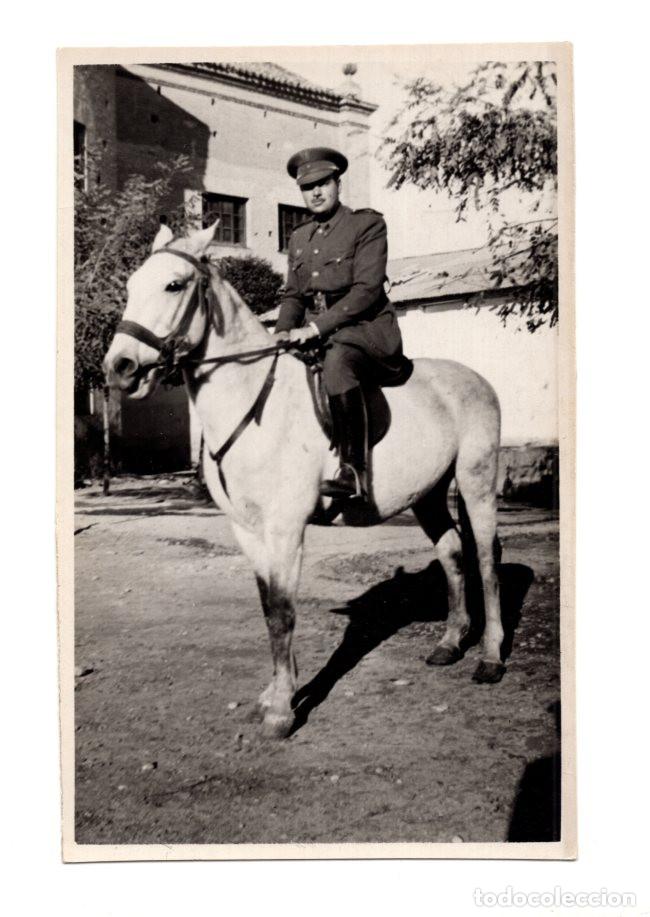 Postales: MILITAR MONTADO A CABALLO, POSIBLEMENTE DE LA D&Eacute;CADA DE 1930.