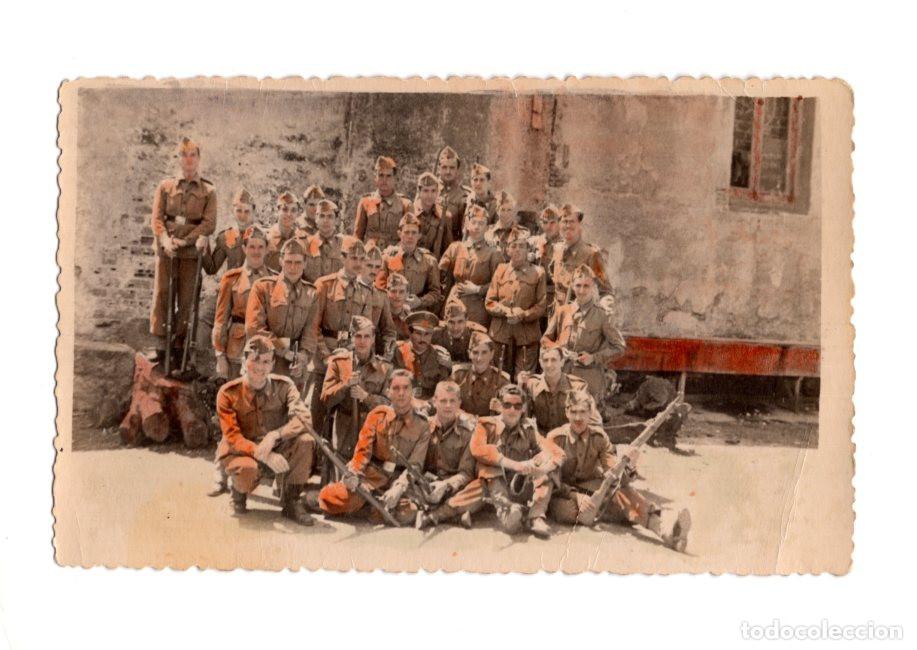 Postales: GRUPO DE SOLDADOS 1947.