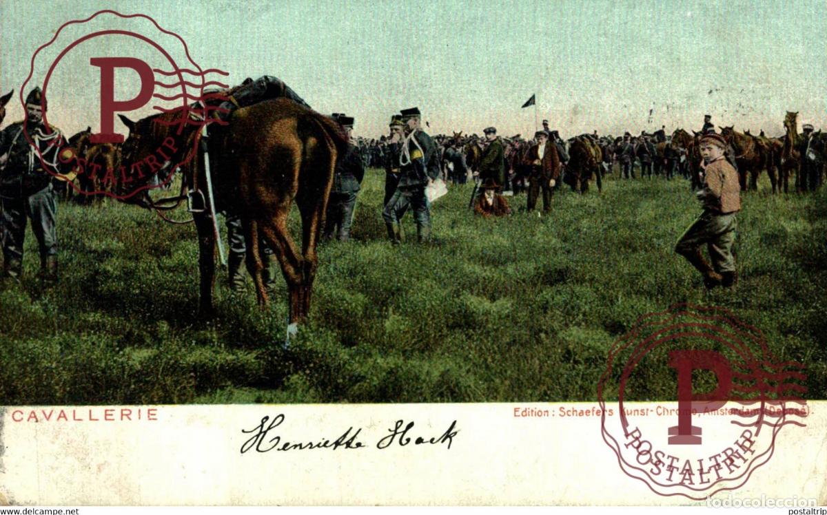 Cartes Postales: CAVALLERIE, EDITION SCHAEFERS KUNST CHROMO, AMSTERDAM. MILITAIRE MILIT&Auml;R MILITARY