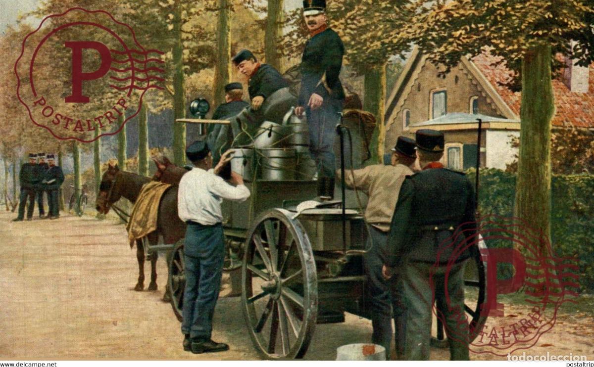 Cartes Postales: KEUKENWAGEN, UITGEGEVEN DOOR DE NED. VER ,,ONS LEGER. MILITAIRE MILIT&Auml;R MILITARY