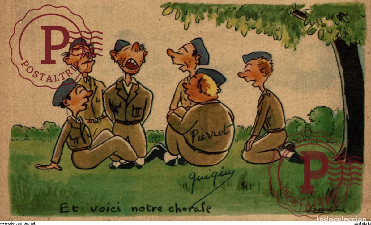 Cartes Postales: ET VOICI OTRE CHORALE. MILITAIRE MILIT&Auml;R MILITARY