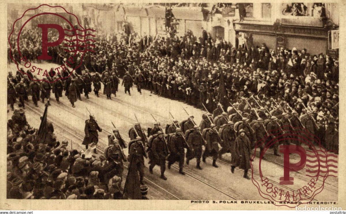 Cartes Postales: PHOTO S. POLAK BRUXELLES, REPROD. INTERDITE. MILITAIRE MILIT&Auml;R MILITARY