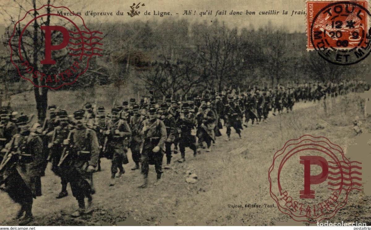 Cartes Postales: MARCHES DEPRUEUVE DU 26 DE LIGNE. MILITAIRE MILIT&Auml;R MILITARY