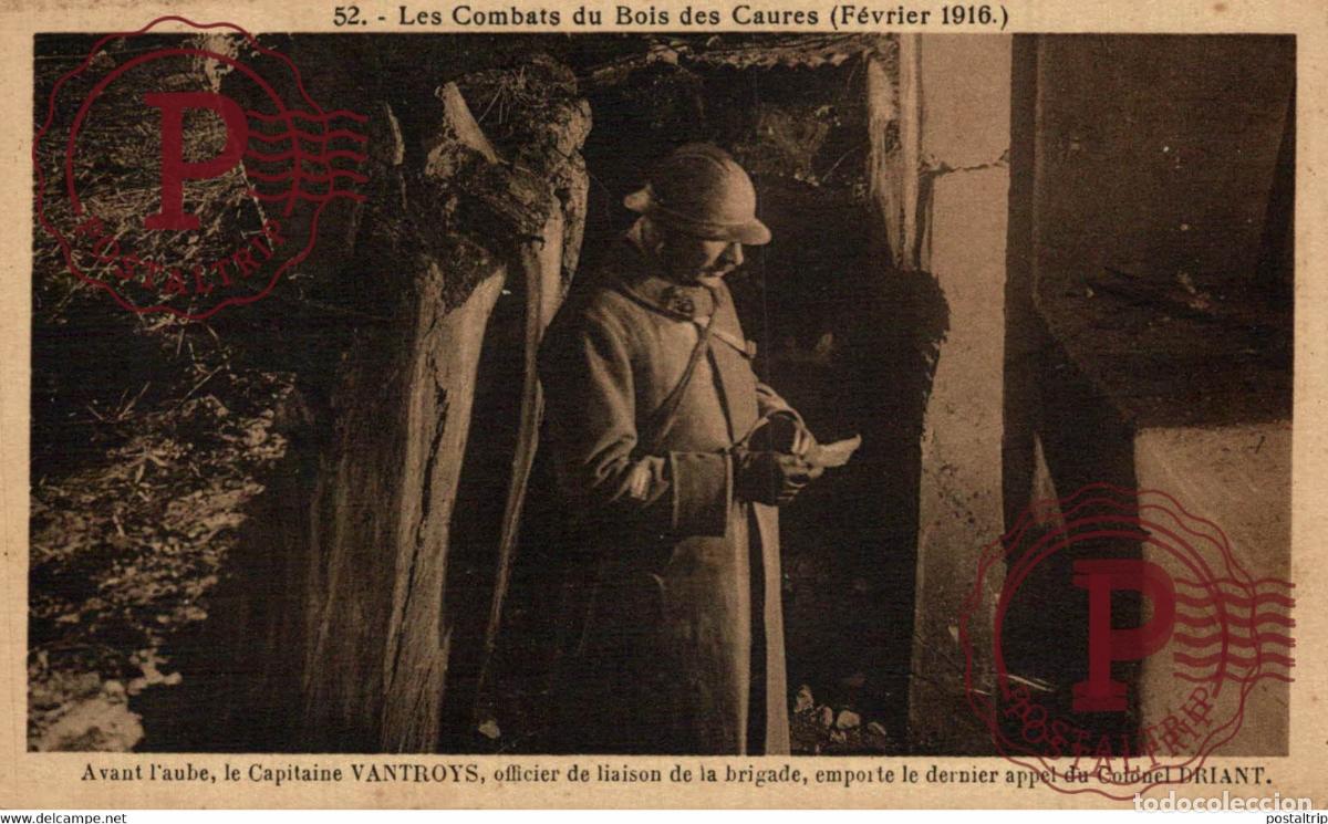 Postales: LES COMBATS DU BOIS DES CAURES 19116, LE CAPITAINE VANTROYS. MILITAIRE MILIT&Auml;R MILITARY