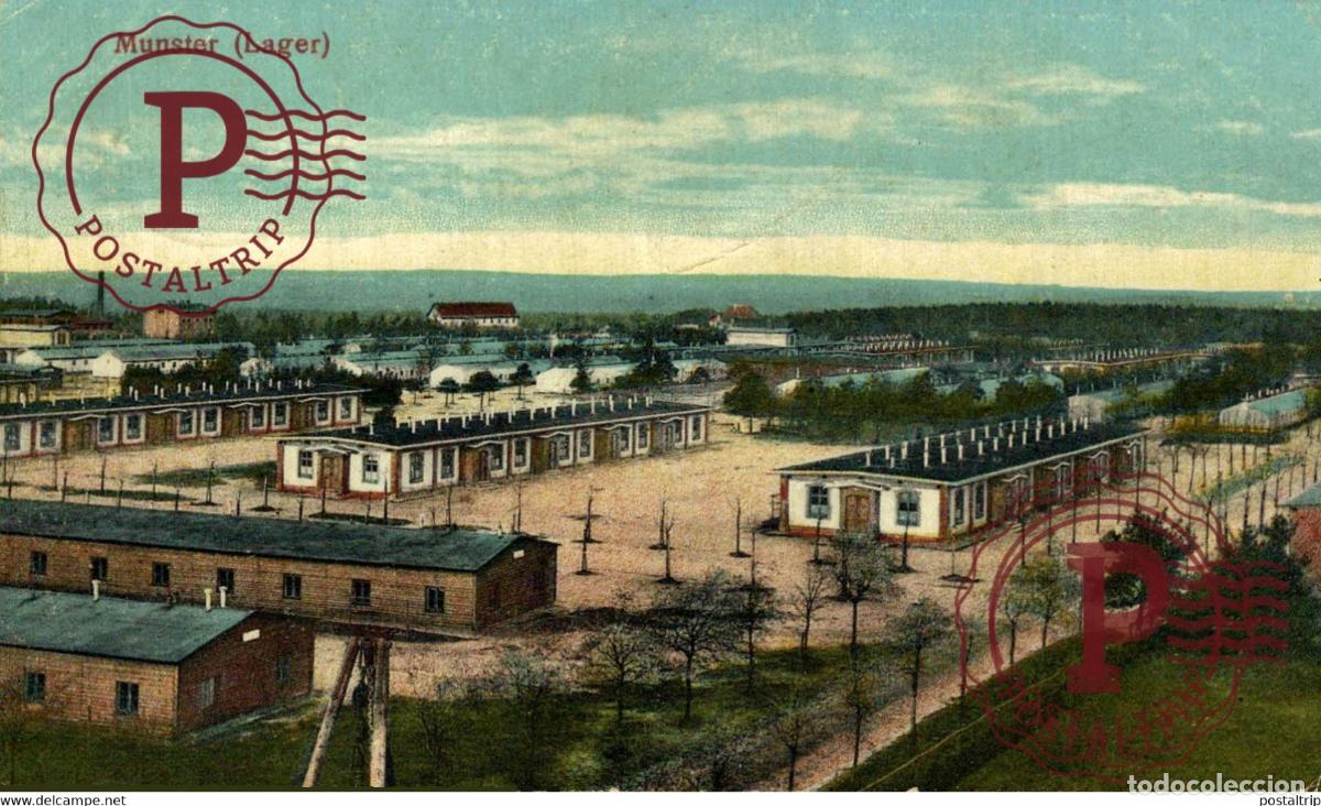 Cartes Postales: MUNSTER. GREBBE RHENEN. MILITAIRE MILIT&Auml;R MILITARY