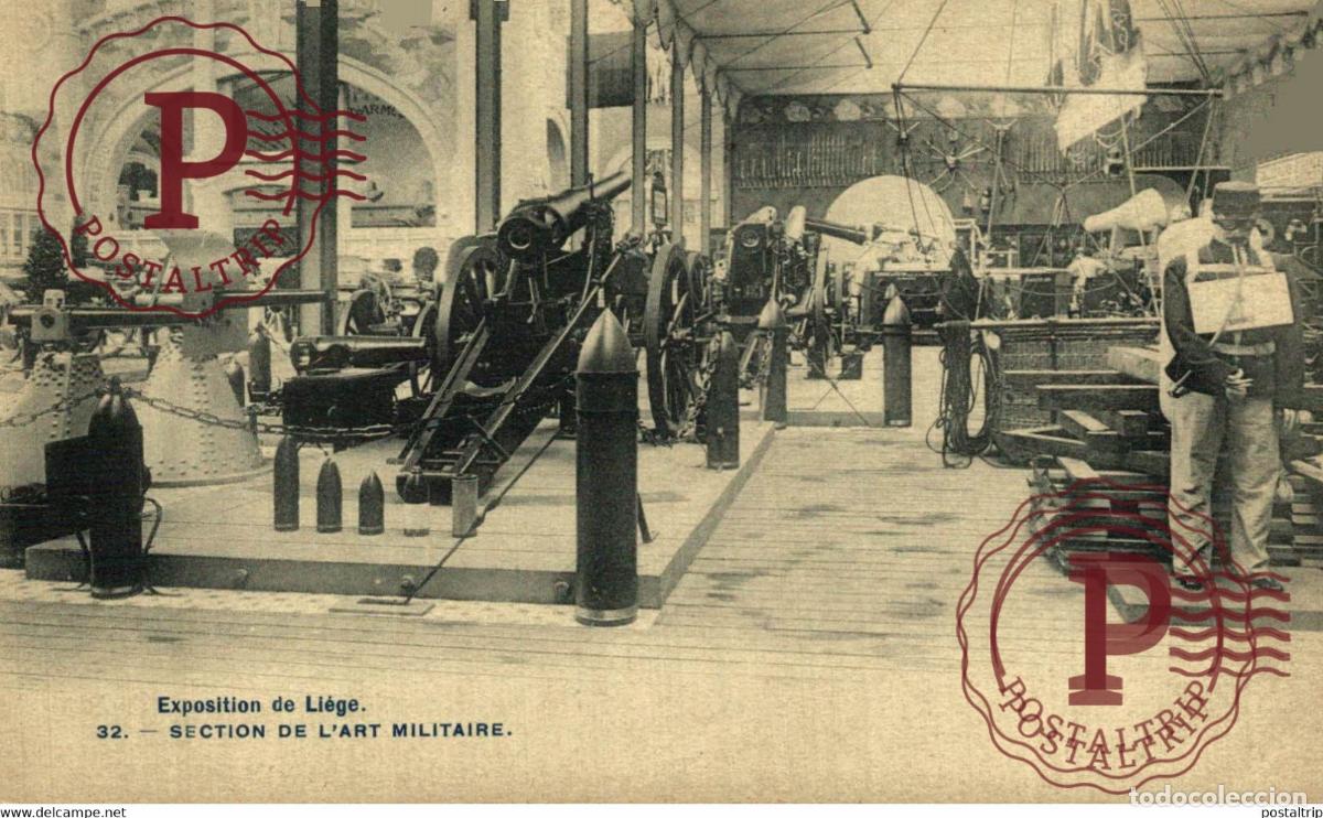 Cartes Postales: EXPOSITIOBN DE LIEGE SECTION DE LART MILITAIRE. MILITAIRE MILIT&Auml;R MILITARY