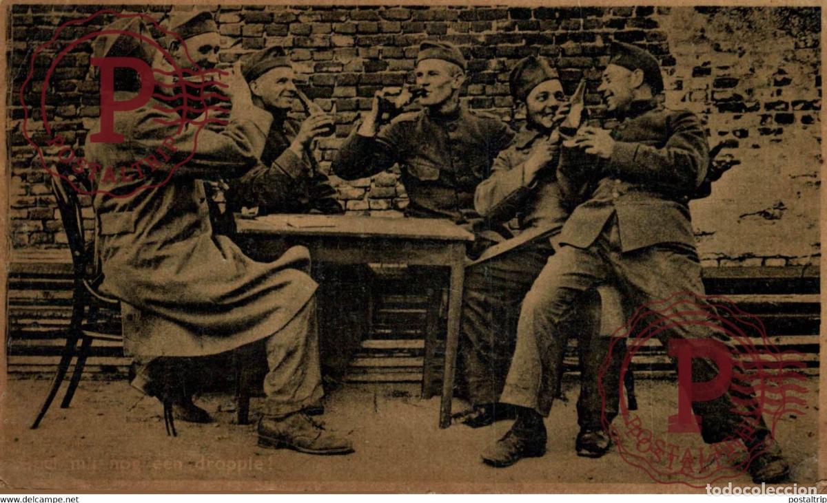 Cartes Postales: GUET MIJ NOG EEN DROPPIE MILITAIRE MILIT&Auml;R MILITARY