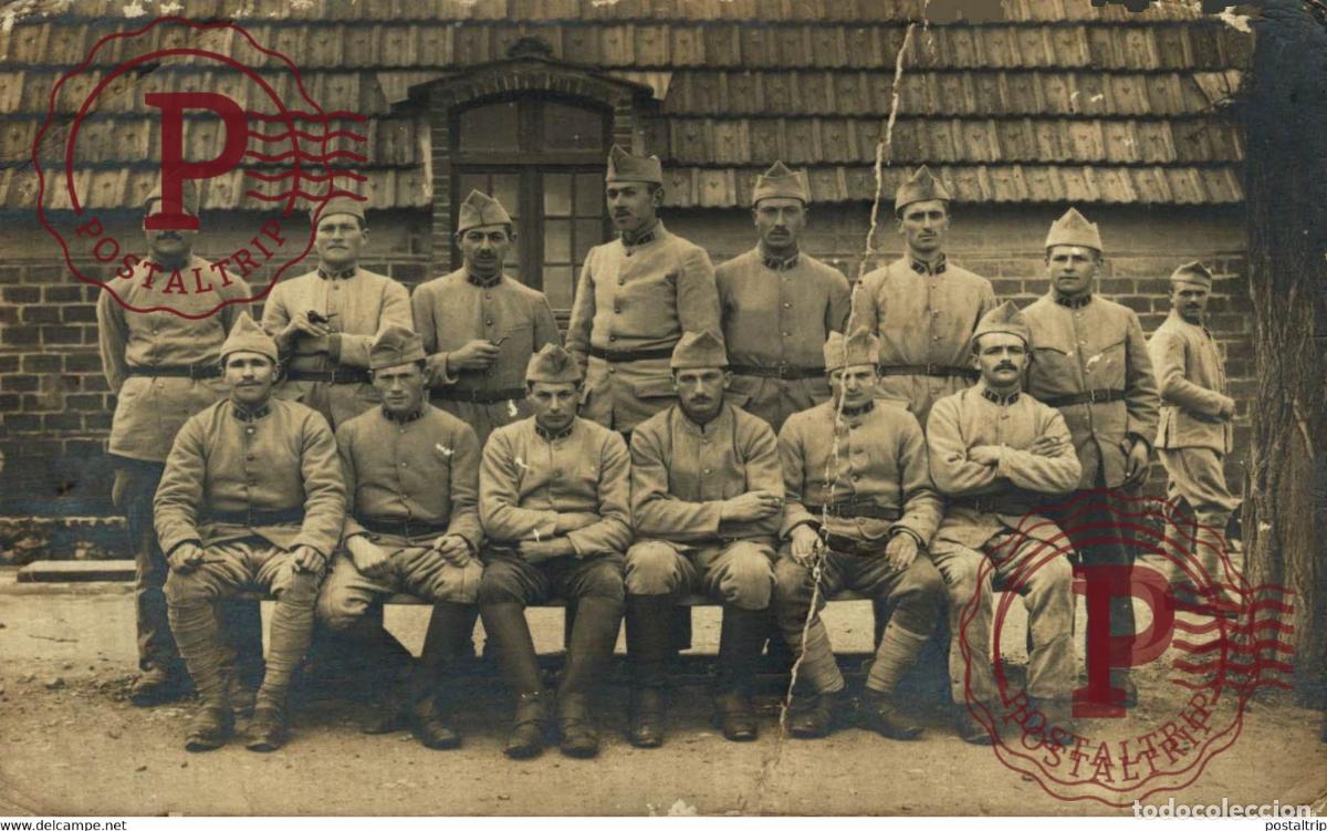 Postales: CRACK SEE THE SCAN RPPC BOURGES 1920 MILITAIRE MILIT&Auml;R MILITARY