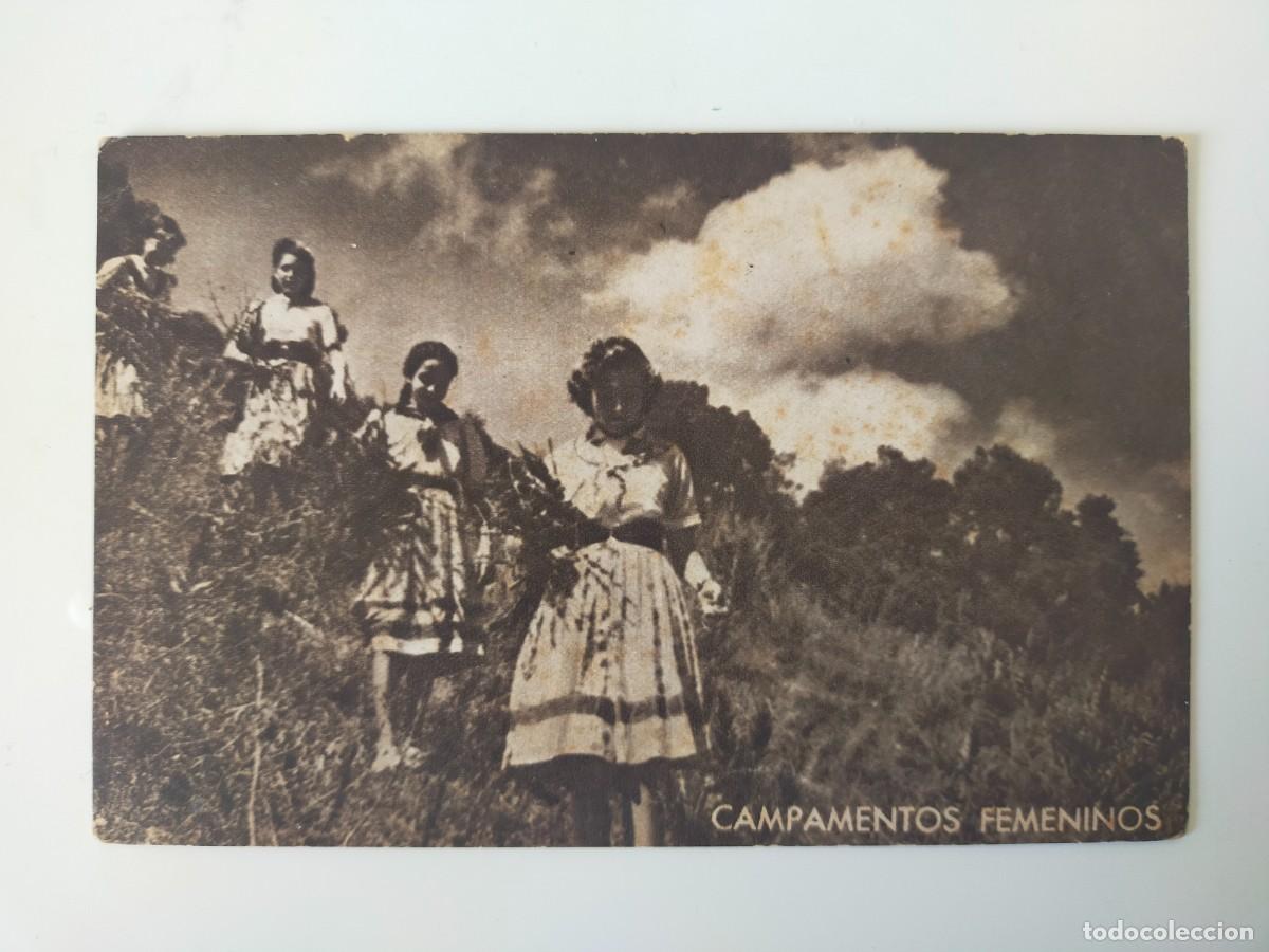 Postales: FRENTE DE JUVENTUDES (Departamento Nacional de Propaganda): CAMPAMENTOS FEMENINOS - 1944