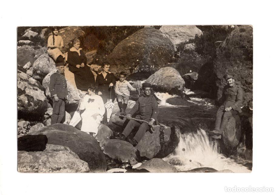 Postales: GUERRA DEL RIF. MOMENTO FAMILIAR EN LA RETAGUARDIA DURANTE LA GUERRA DEL RIF (MARRUECOS).