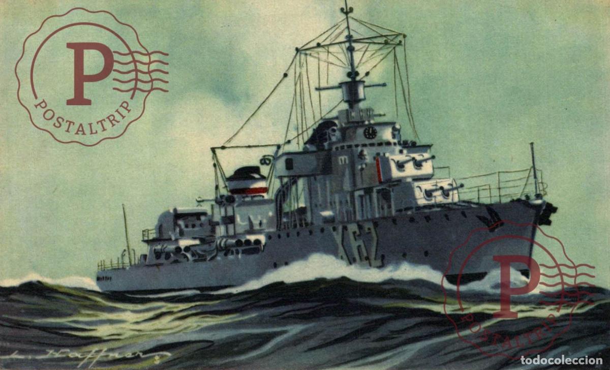 Postales: Contre-Torpilleur Mogador. BARCO BATEAU