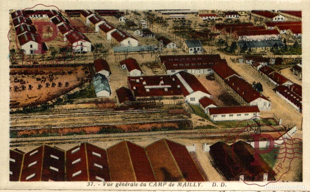 Postcards: CAMP DE MAILLY. VUE GENERALE. MILITAR. MILITAIRE.