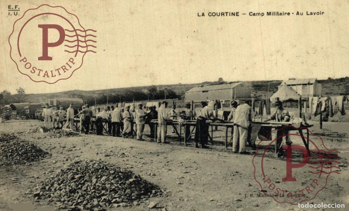 Postales: Camp Militaire de La Courtine - Un Lavoir. MILITAR. MILITAIRE