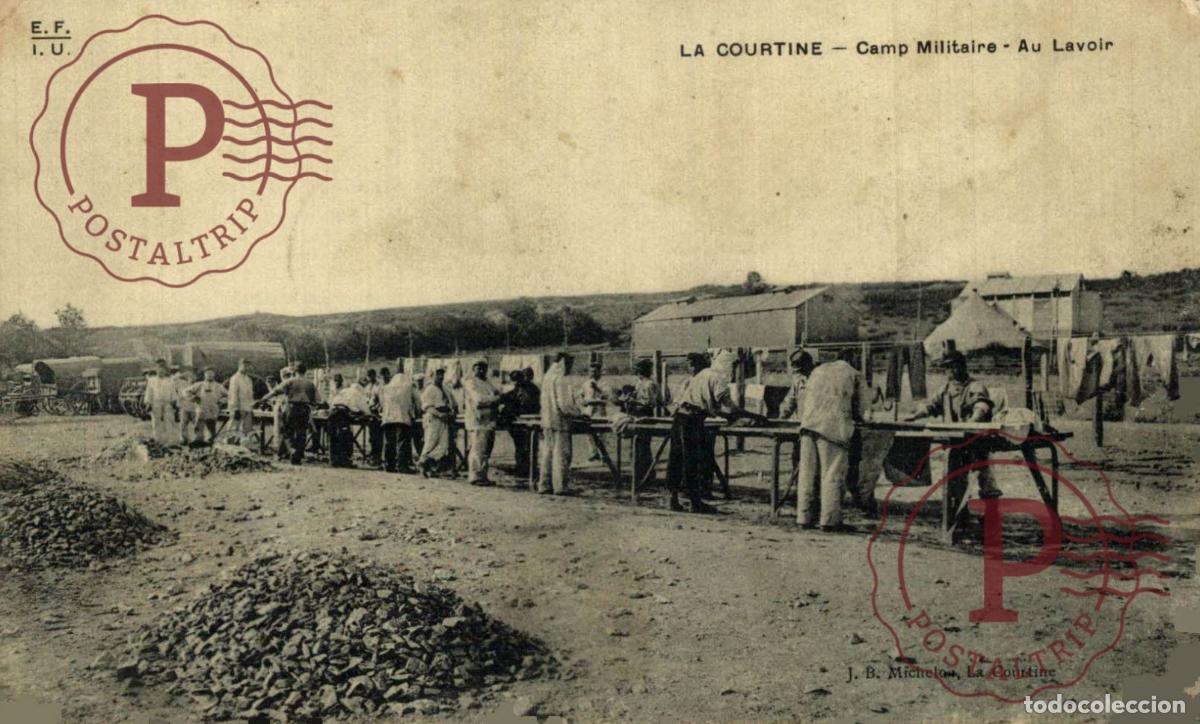 Postales: Camp Militaire de La Courtine - Un Lavoir. MILITAR. MILITAIRE