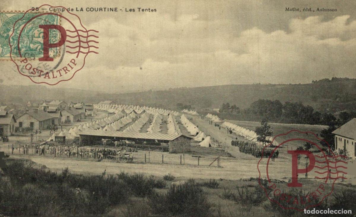 Postales: Camp Militaire de La Courtine - LES TENTES. MILITAR. MILITAIRE