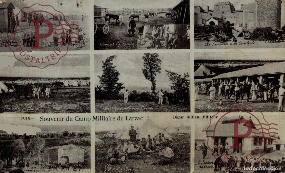 Postales: Souvenir du Camp Militaire du LARZAC. MILITAR. MILITAIRE