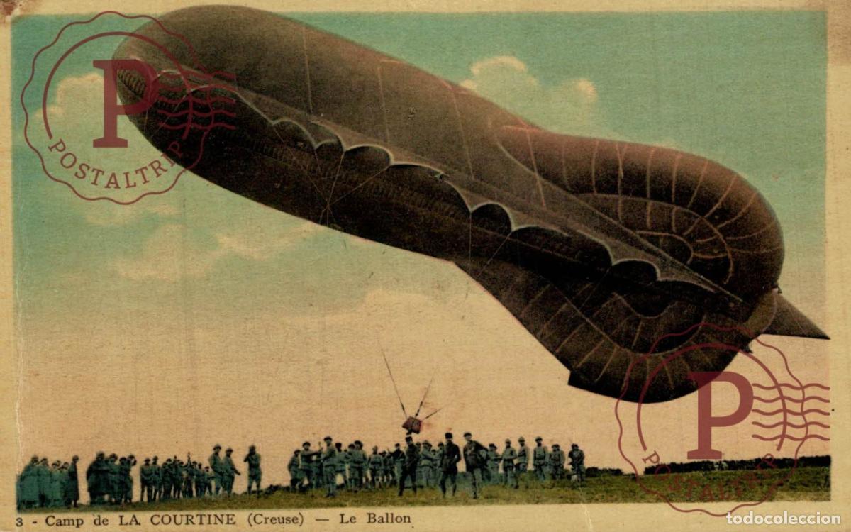 Postales: LA COURTINE : LE BALLON. MILITAR. MILITAIRE