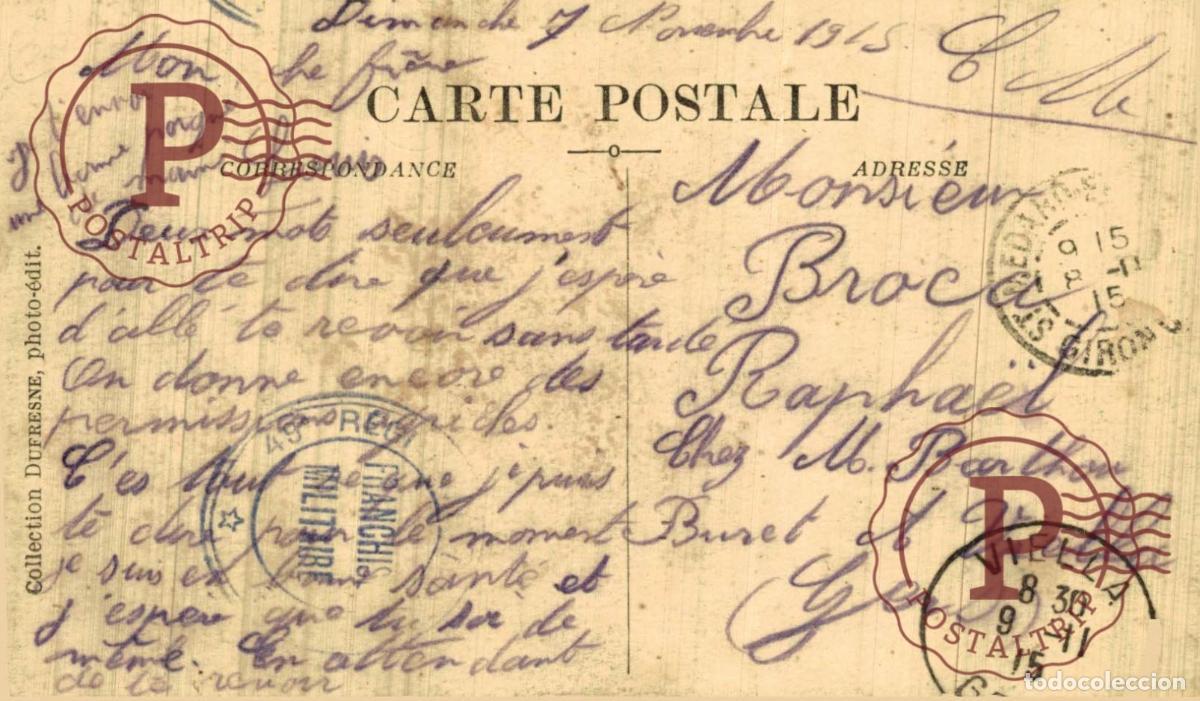 Postales: CAMP DE SOUGES - SOUGE- LES ALLEMANDS SE RENDANT AU TRAVAIL. MILITAR. MILITAIRE. - Foto 2