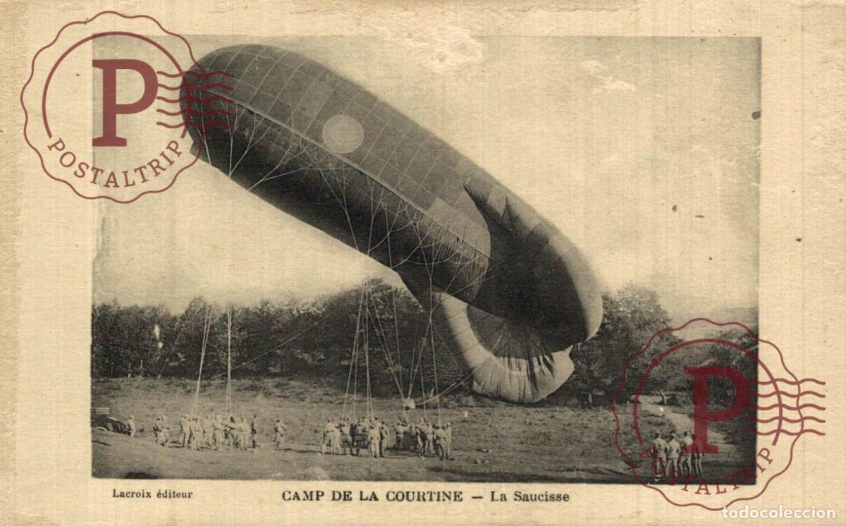 Postales: CAMP DE LA COURTINE. La saucisse. MILITAR. MILITAIRE.