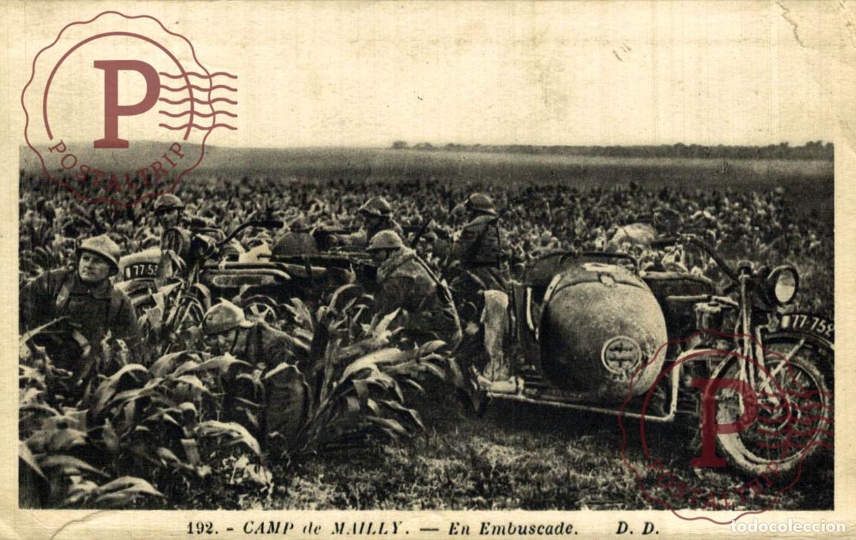 Postales: MAILLY-LE-CAMP EN EMBUSCADE. MILITAR. MILITAIRE.