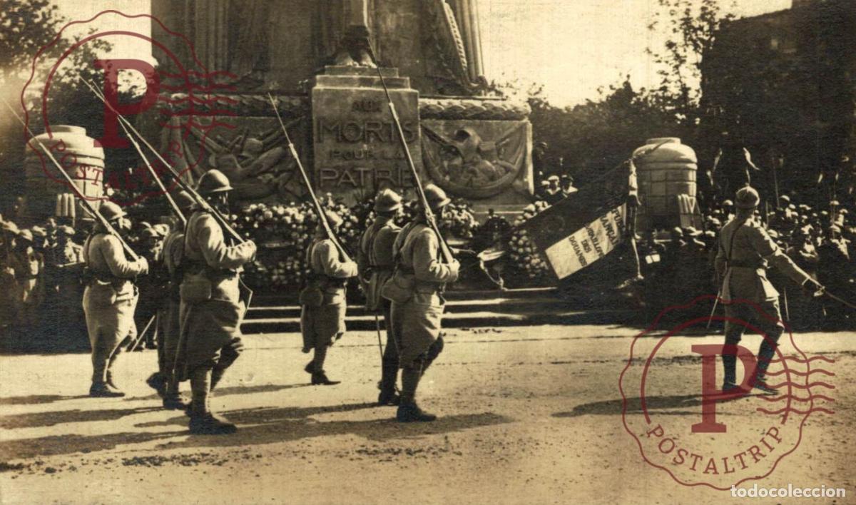 Postales: 14 juillet 1919 fetes de la victoire salut aux morts. MILITAR. MILITAIRE.
