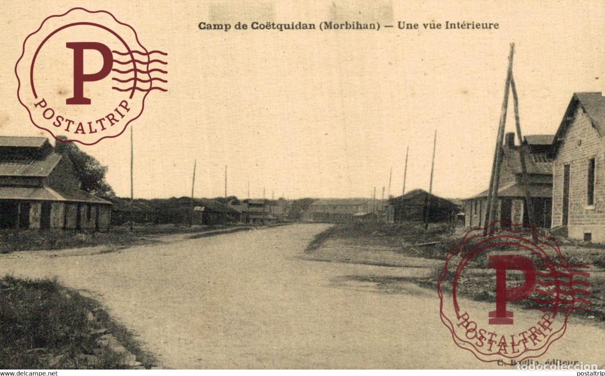 Postais: Camp de Co&euml;tquidan Morbihan Une vue Int&eacute;rieure MILITARY MILITAIRE MILIT&Auml;R
