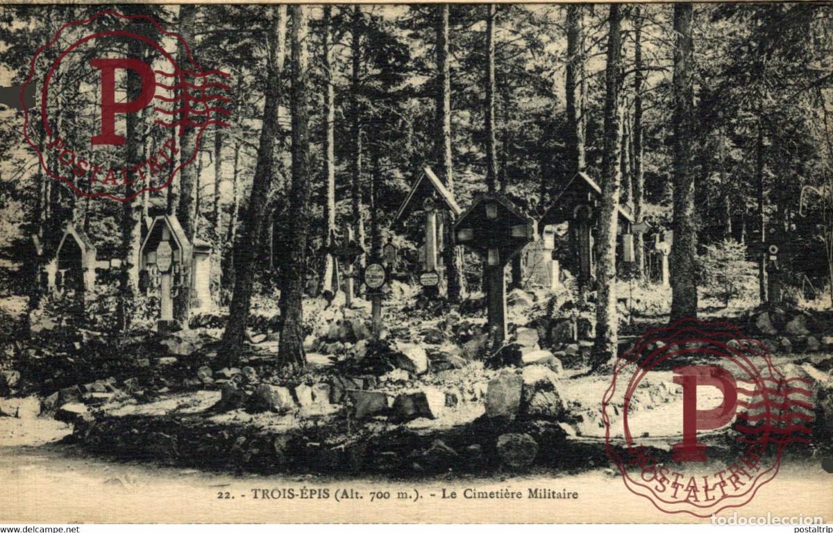 Postales: Trois Epis Le Cimetiere Militaire MILITARY MILITAIRE MILIT&Auml;R