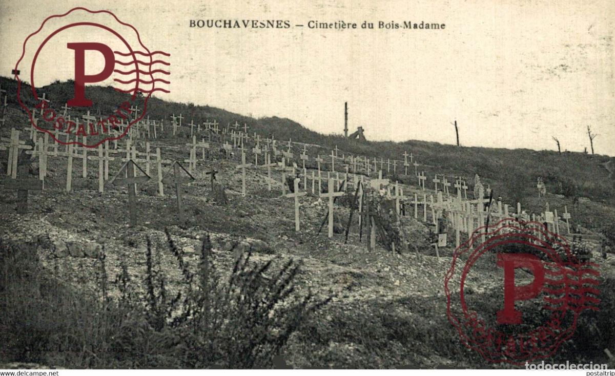 Postales: Bouchavesnes Cimeteire du Bois Madame MILITARY MILITAIRE MILIT&Auml;R