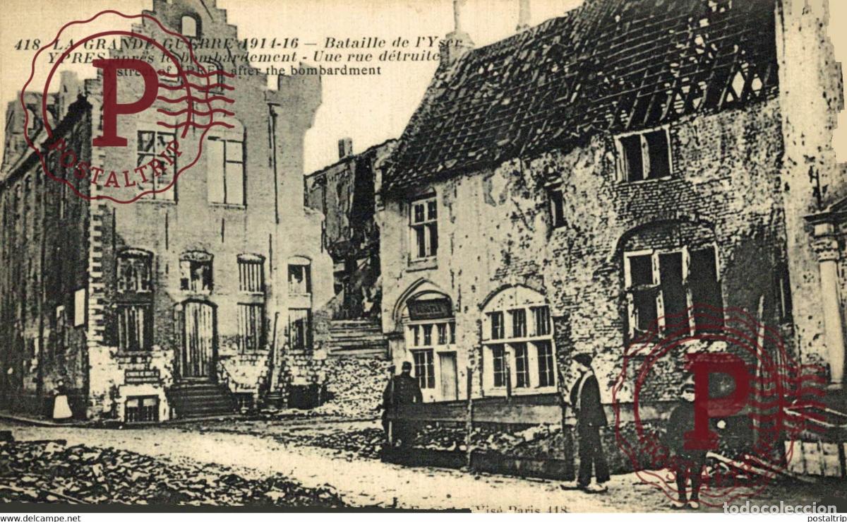 Postales: Bataille de lYser MILITARY MILITAIRE MILIT&Auml;R