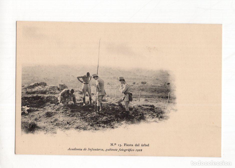 Postales: N.&ordm; 13. FIESTA DEL &Aacute;RBOL ACADEMIA DE INFANTER&Iacute;A, GABINETE FOTOGR&Aacute;FICO 1912.