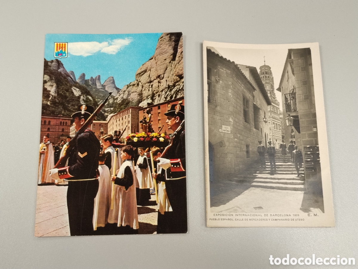 Postales: 2 postales antiguas mossos d esquadra.policia de catalunya.guardia urbana.policia nacional.militar.g