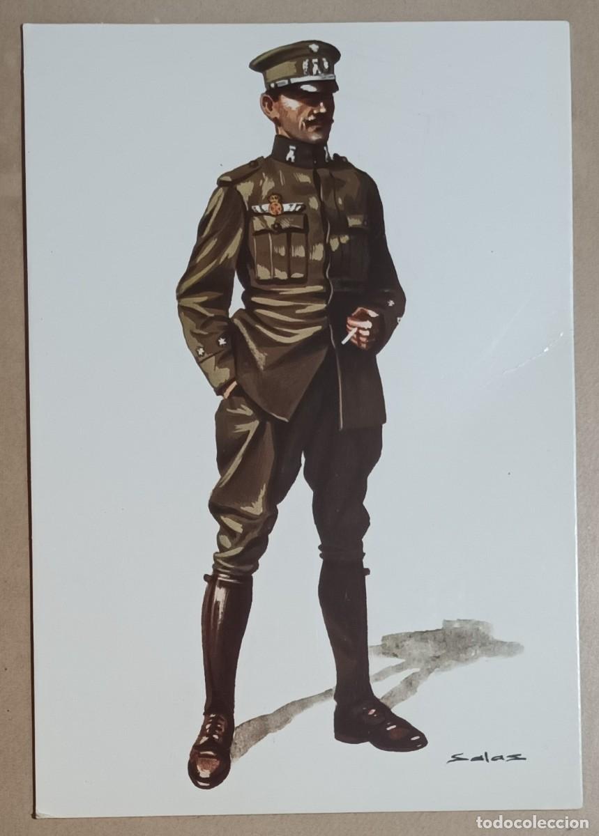 Postales: POSTAL - OFICIAL DE SERVICIO DE AERON&Aacute;UTICA MILITAR DE ESPA&Ntilde;A (1914)