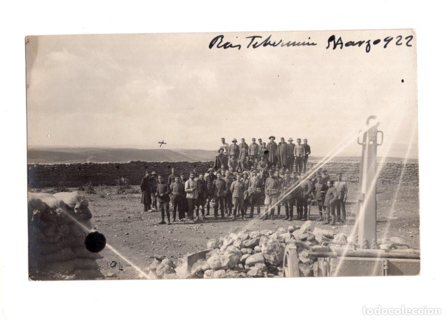 Postales: CAMPAMENTO QUE SE AMPLI&Oacute; POSICI&Oacute;N Y QUE EVIT&Oacute; UN FUERTE ARRECHUCHO DE LOS MOROS. TIFASOR&Iacute;N 8-2-922.