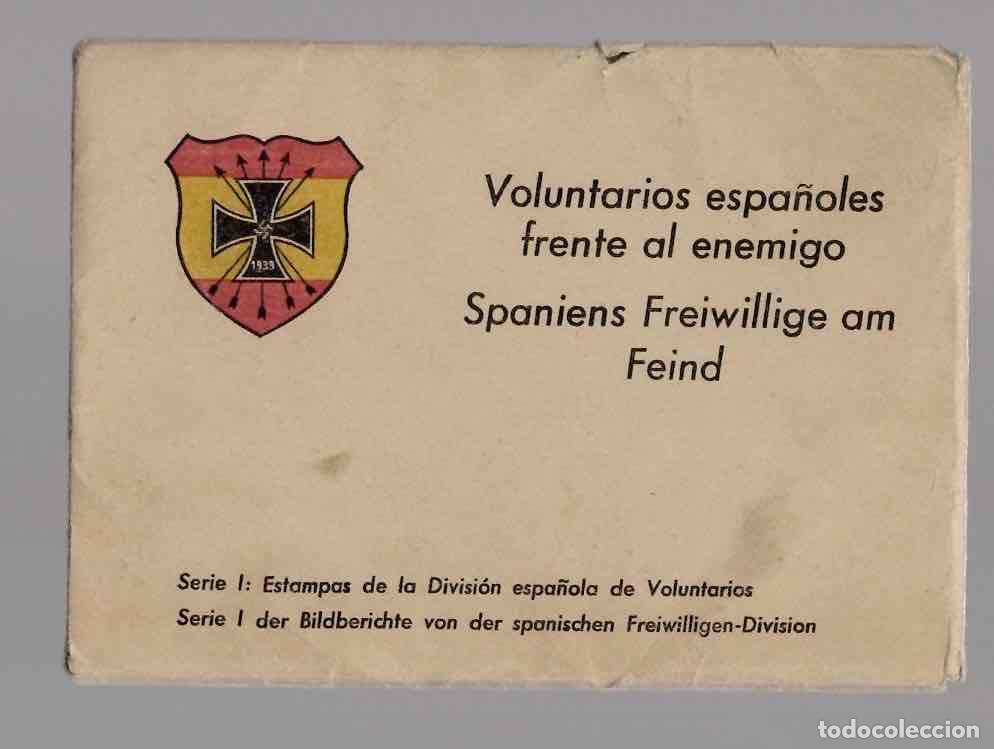 Postales: VOLUNTARIOS ESPA&Ntilde;OLES FRENTE AL ENEMIGO SERIE I ESTAMPAS DE LA DIVISION ESPA&Ntilde;OLA DE VOLUNTARIOS