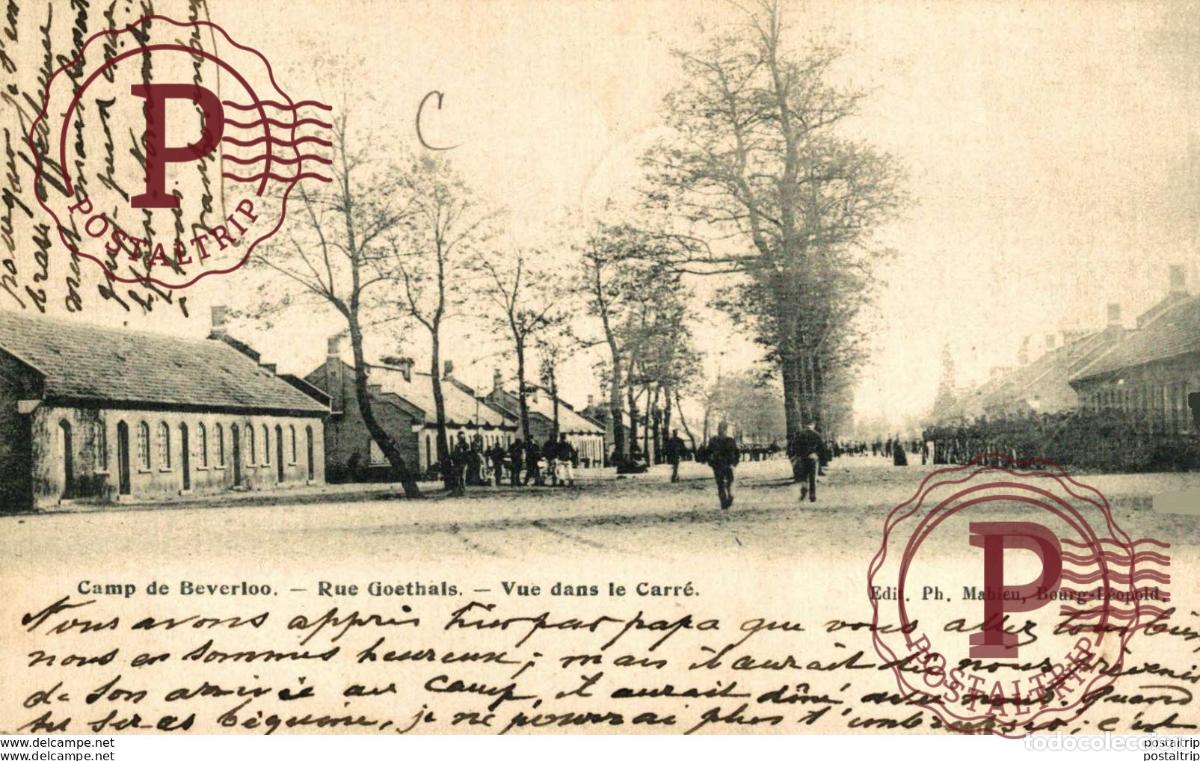 Postcards: Rue Goethals LEOPOLDSBURG BOURG LEOPOLD Camp de BEVERLOO KAMP WWICOLLECTION