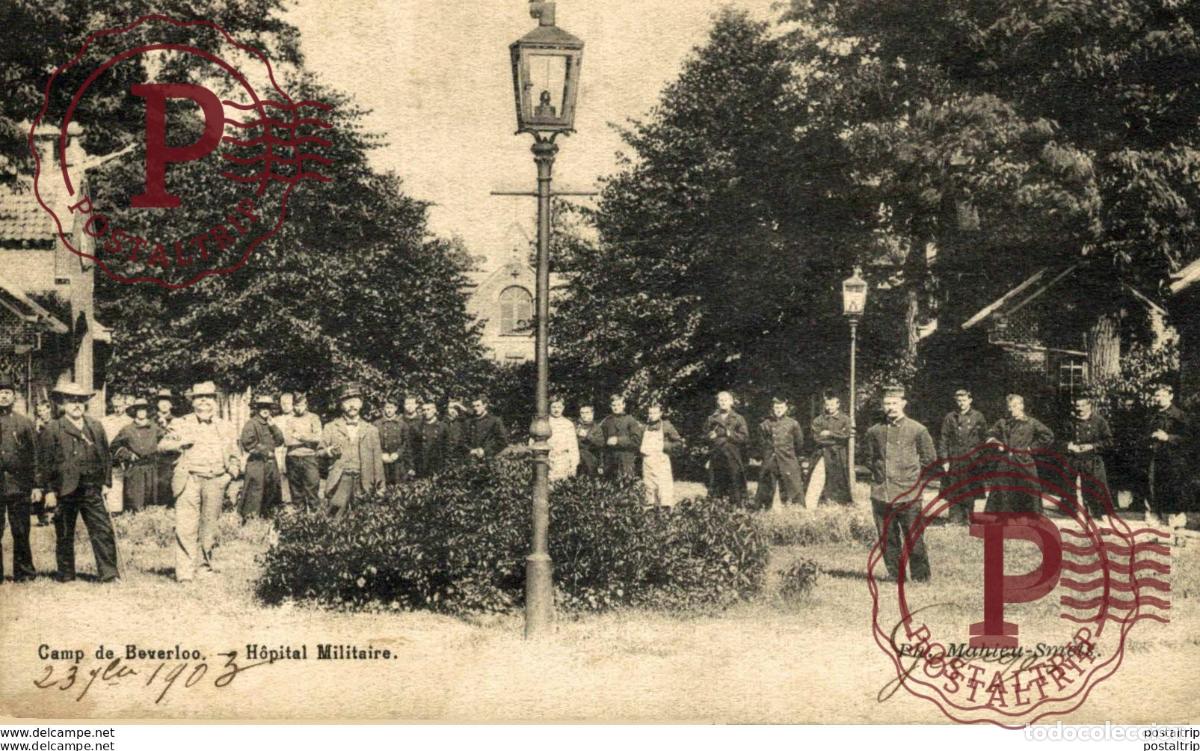 Postcards: HOPITAL MILITAIRE LEOPOLDSBURG BOURG LEOPOLD Camp de BEVERLOO KAMP WWICOLLECTION