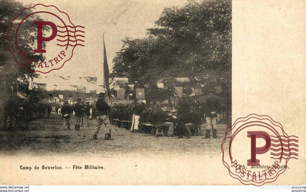 Postcards: FETE MILITAIRE LEOPOLDSBURG BOURG LEOPOLD Camp de BEVERLOO KAMP WWICOLLECTION