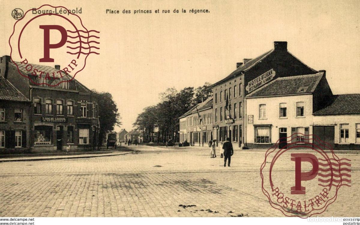 Postcards: PLACE DES PRINCES LEOPOLDSBURG BOURG LEOPOLD Camp de BEVERLOO KAMP WWICOLLECTION