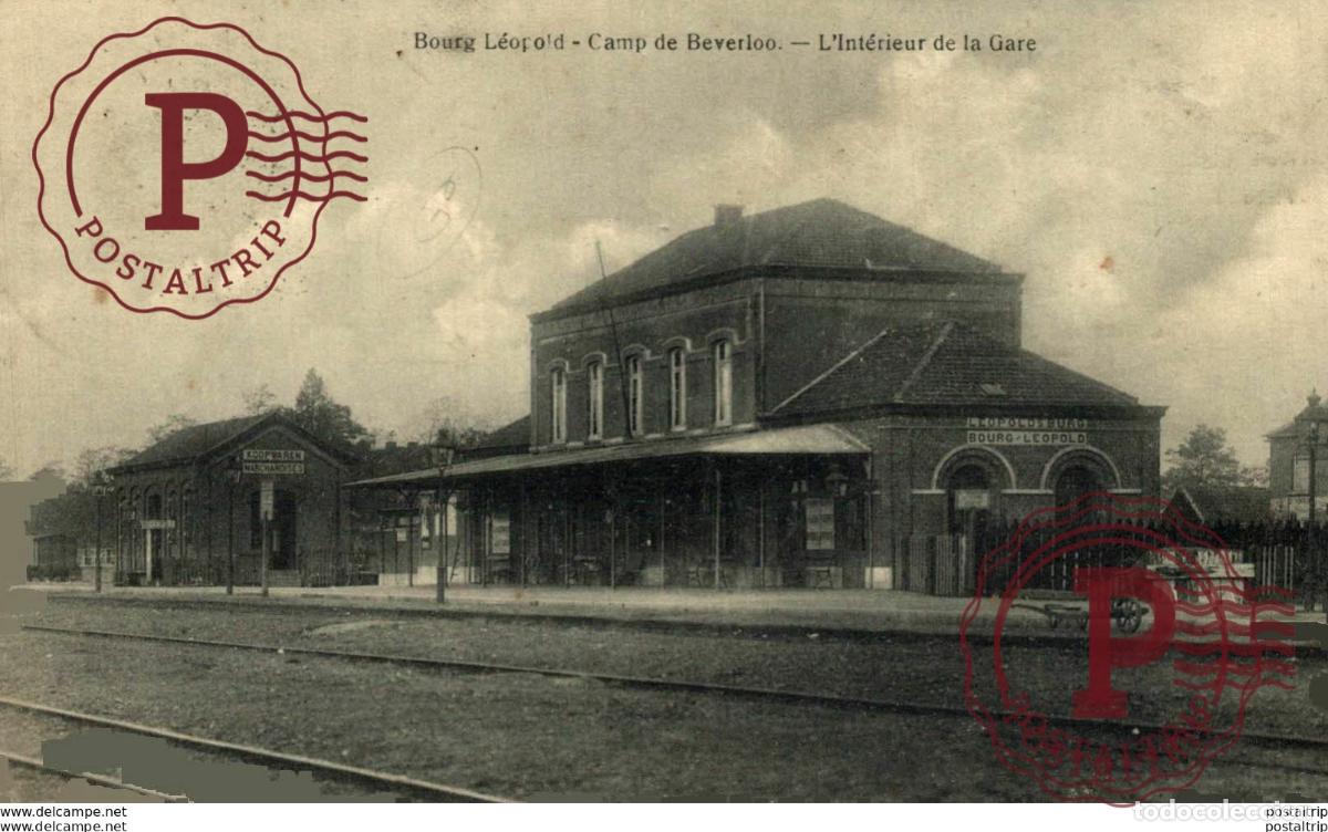 Postcards: RARE BOURG LEOPOLD INTERIEURE GARE LEOPOLDSBURG BOURG LEOPOLD Camp de BEVERLOO KAMP WWICOLLECTION