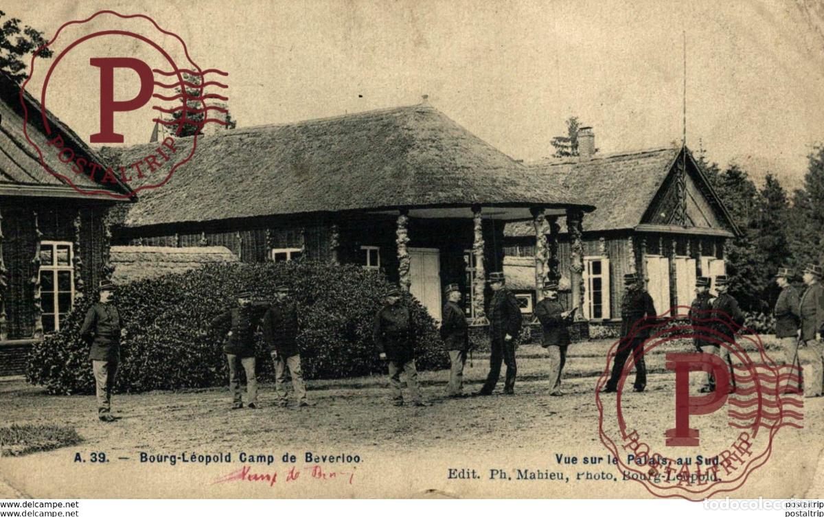 Postcards: vue du Palais Sud LEOPOLDSBURG BOURG LEOPOLD Camp de BEVERLOO KAMP WWICOLLECTION