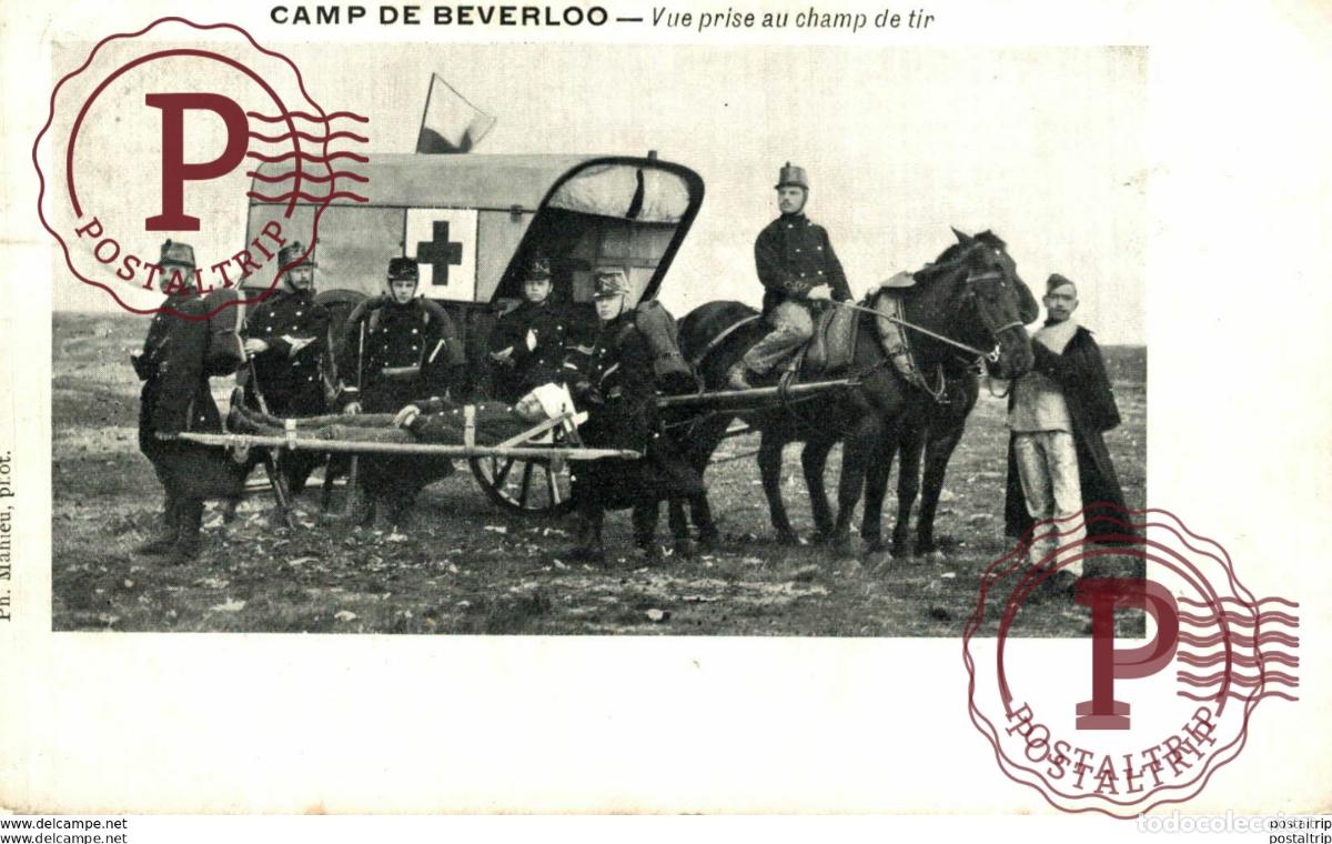 Postcards: VUE PRISE AU CHAMP DE TIR LEOPOLDSBURG BOURG LEOPOLD Camp de BEVERLOO KAMP WWICOLLECTION
