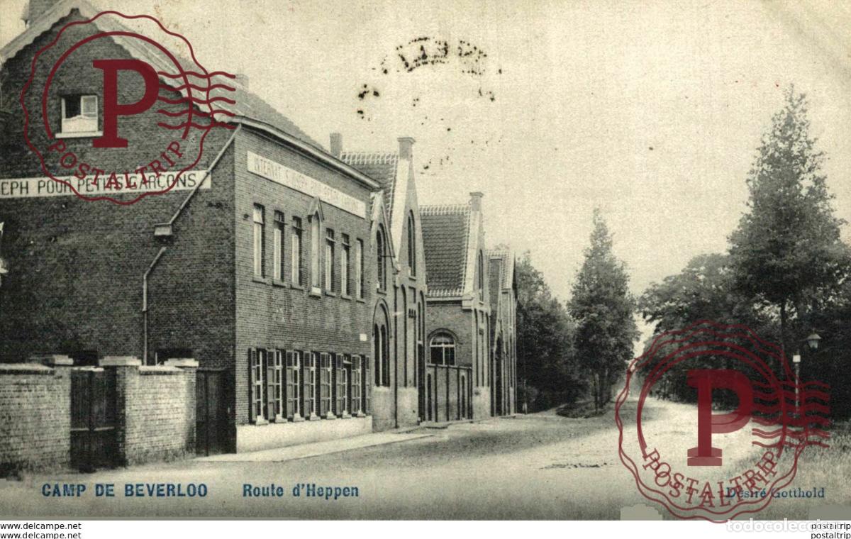 Postcards: ROUTE DHEPPEN LEOPOLDSBURG BOURG LEOPOLD Camp de BEVERLOO KAMP WWICOLLECTION