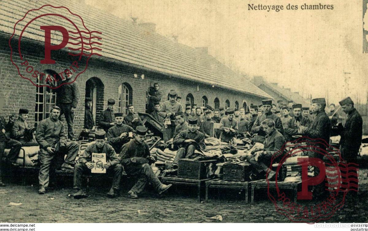Postcards: NETTOYAGE DES CHAMBRES LEOPOLDSBURG BOURG LEOPOLD Camp de BEVERLOO KAMP WWICOLLECTION