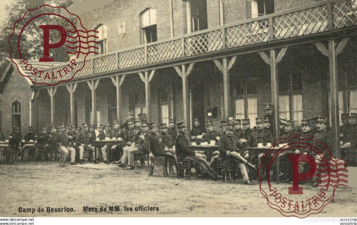 Postcards: Mess de MM. les officiers LEOPOLDSBURG BOURG LEOPOLD Camp de BEVERLOO KAMP WWICOLLECTION