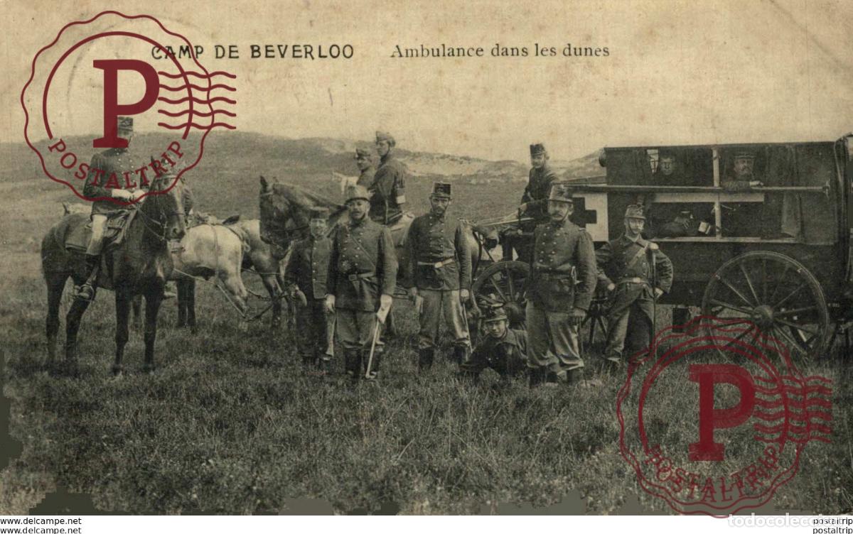 Postcards: AMBULANCE DANS LES DUNES LEOPOLDSBURG BOURG LEOPOLD Camp de BEVERLOO KAMP WWICOLLECTION