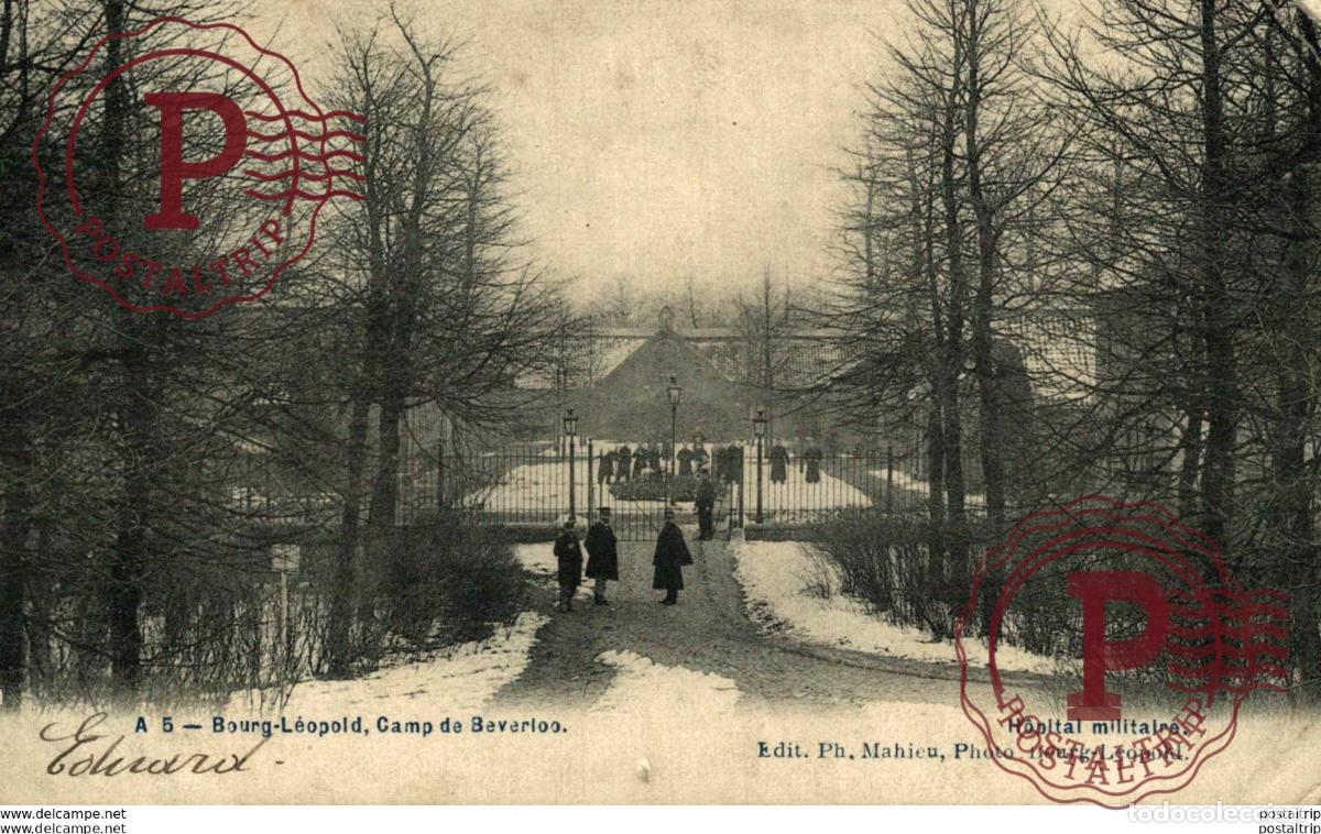 Postcards: H&Ocirc;PITAL MILITAIRE LEOPOLDSBURG BOURG LEOPOLD Camp de BEVERLOO KAMP WWICOLLECTION
