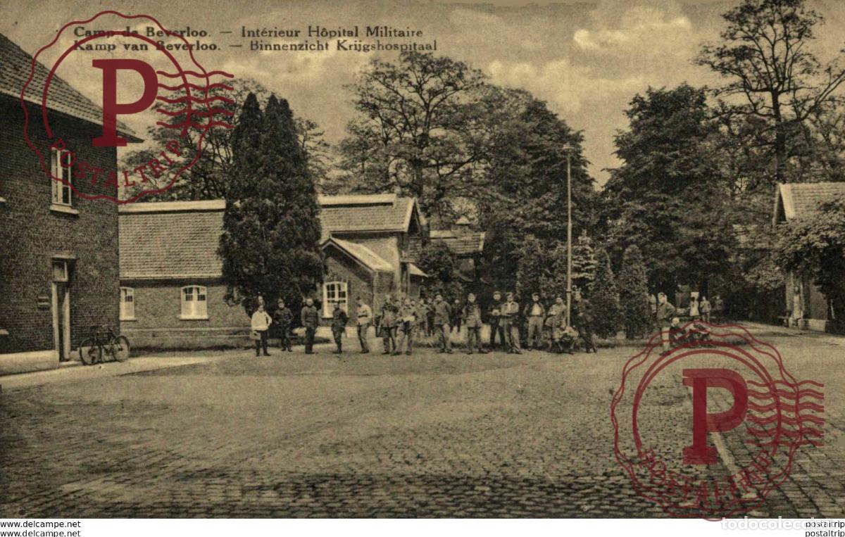Postcards: INTERIEUR HOPITAL MILITAIRE H&Ocirc;PITAL MILITAIRE LEOPOLDSBURG BOURG LEOPOLD Camp de BEVERLOO KAMP WWIC